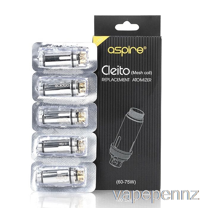 Aspire Cleito Replacement Coils 0.15ohm Mesh Coils VAPE NZ